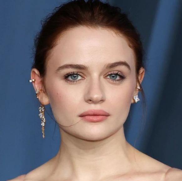 Gold Flower Rhinestone Linear Drop Earrings Pearl Luxe Bling Modern Retro Glam - Picture 13 of 15